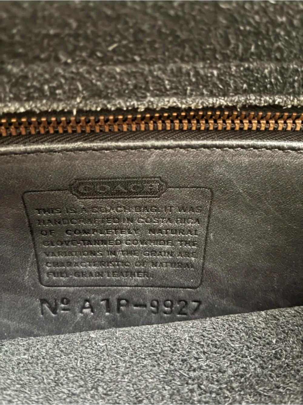 Vintage Coach Willis Black Leather Satchel with Gold Hardware